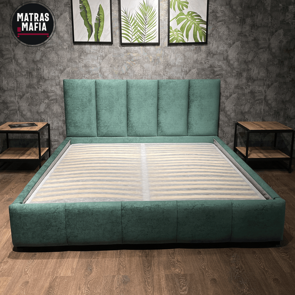 М'яке ліжко з підйомним механізмом L018 120х200 Rizo-L018 фото