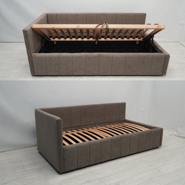 Універсальне кутове м'яке ліжко Лорен (90x200) UMA-Loren фото